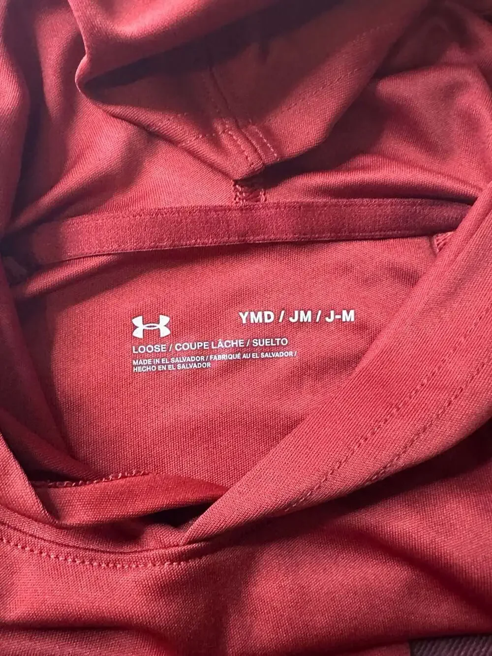 Under Armour Youth Boys Tech Big Logo Lightweight Hooded Pullover Red Size Mediu